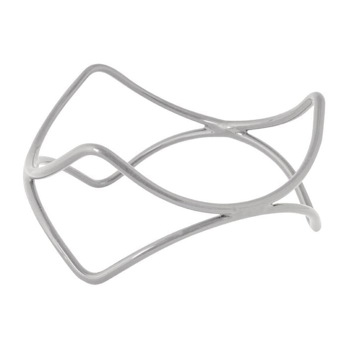 Ryner Spiral Riser Display Stand Silver 100mm 6 Pack Buffet Catering Food Display