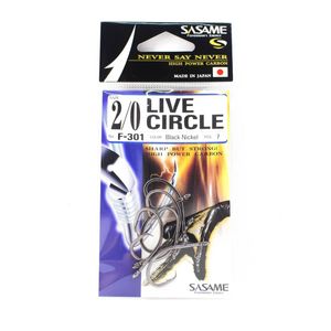 Sasame F301 Live Octopus Circle Bait Fishing Hook 2/0