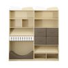 Jooyes Montessori Reading Corner Bookshelf Set E