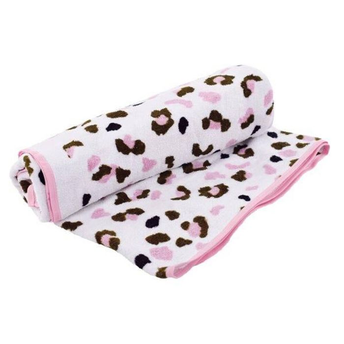 Swim Essentials Kids/Children Luxe Beach Bath Towel Khaki Leopard 135x65cm