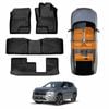 3D Floor Mats for Mitsubishi Outlander ZM Series PHEV 7-Seater 2021-Onwards Mats Carpet Liner Set