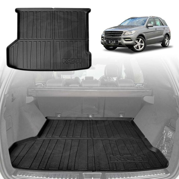 Waterproof Cargo Rubber Mat Boot Liner Fit for Mercedes-Benz M-Class ML W166 Series 2012 2013 2014 2015