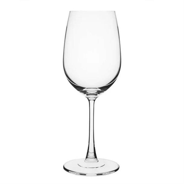 Olympia Wine Glasses Serena Fine Cut Rim 6 Pack 425ml Glasswasher Safe