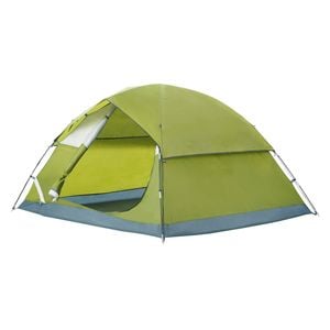 VEVOR Camping Tent Green Waterproof with Door and Window for 6 Person
