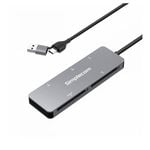 Simplecom CR407 5-Slot SuperSpeed USB 3.0 and USB-C to CFast/CF/XD/SD/MicroSD Card Reader