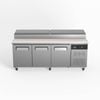 AG Equipment AG 3 Door Saladette Fridge - 10 x 1/3 GN Trays - Pizza Prep Fridges (AG-SH3000-800)