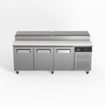 AG Equipment AG 3 Door Saladette Fridge - 10 x 1/3 GN Trays - Pizza Prep Fridges (AG-SH3000-800)
