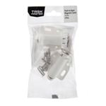 Taskmaster 38mm Push To Open Magnetic Catch White - 2 Pack