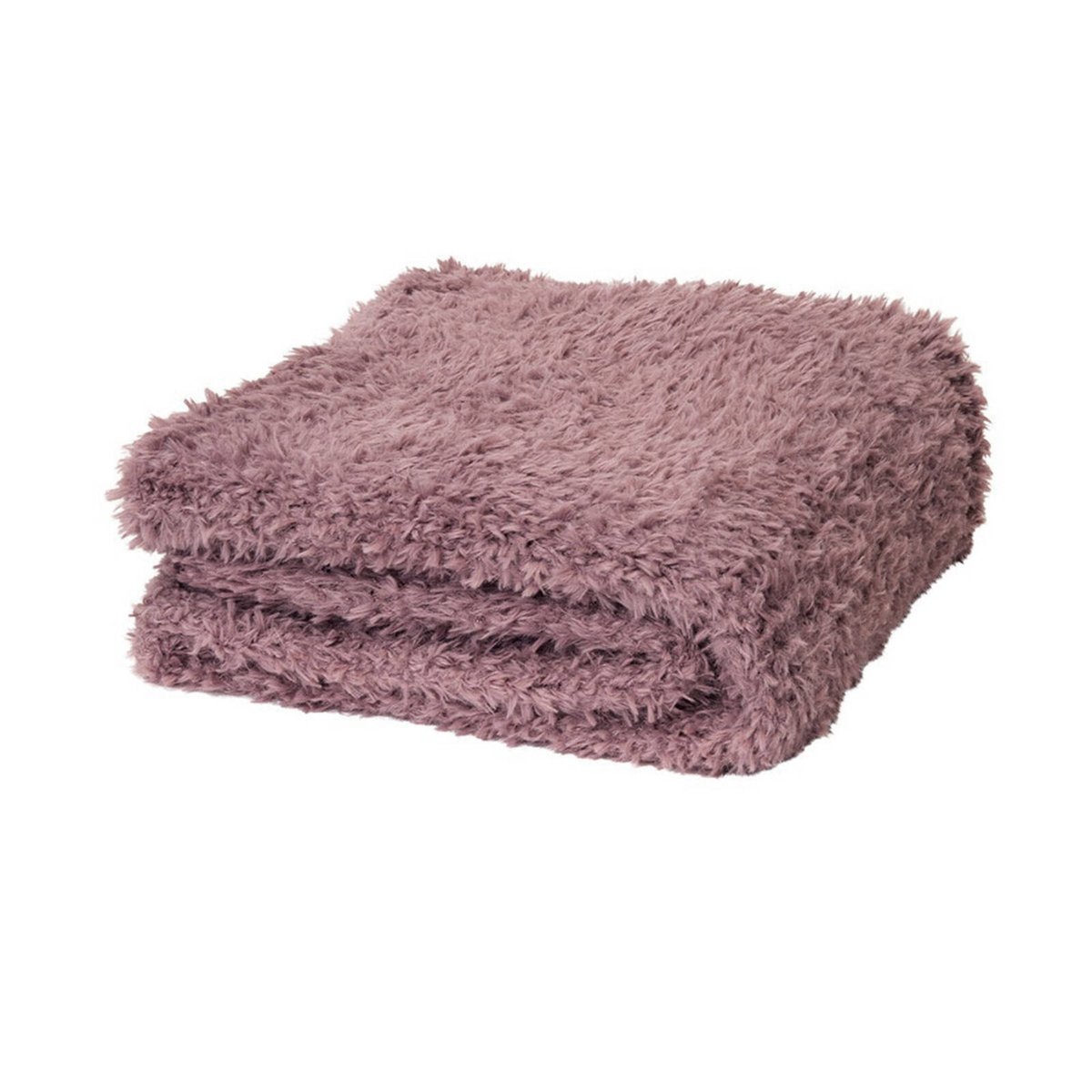 J Elliot Home Aiden Navy Multi Faux Mohair Throw Rug with Fringe 130 x 160cm