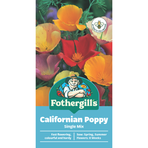 Fothergill's Californian Poppy Single Mixed Flower Seeds
