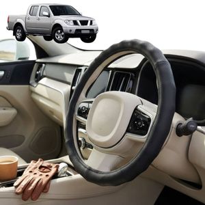 Australian Goose Steering Wheel Cover for Nissan Navara King Cab 2005 - 2014 (D40) Circle Black