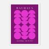 Galrie Bauhaus Geometric Art Print Modern Abstract Poster for Contemporary Spaces, White Frame, 70 x 100cm (28 x 40inch)