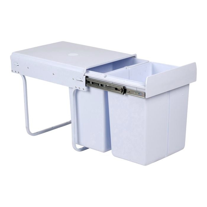 Practa 20L Double Pullout Waste Bin