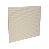 ProtectorAl Up to 2000W x Up to 1766H Paperbark Aluminium Slat Screen Kit