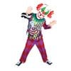 Scary Clown Lenticular Eyes Costume Halloween Dress Up Children/Kids Size 7-8y