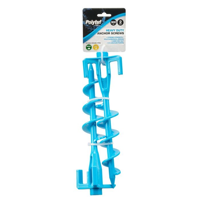 Polytuf 300mm Anchor Screw - 2 Pack