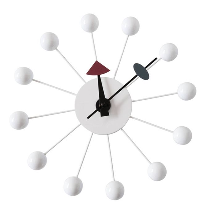 SK Designer Living | Replica George Nelson Ball Clock - White