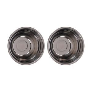 2PK Braz Stainless Steel Kitchen Prep Mixing Bowl Serving Serveware 30cm Silver