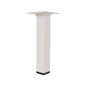 Adoored 25 x 150mm White Square Metal Leg