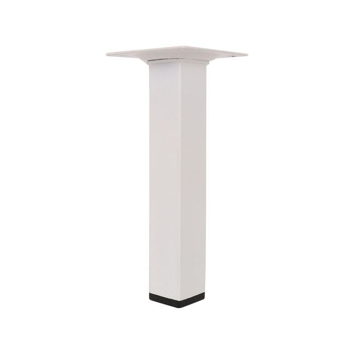 Adoored 25 x 150mm White Square Metal Leg