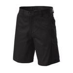 Hard Yakka 107 Black Cargo Shorts