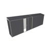 Build-a-Shed 0.8 x 6 x 2m Skillion Shed with Single Sliding Side Door - Grey