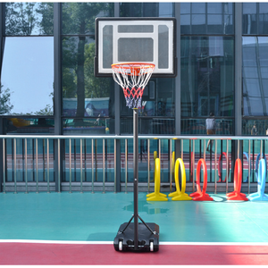 Fitness Master 2.1m Adjustable Portable Basketball Stand Sport Hoop Net Ring Rim