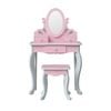 Teamson Kids Little Princess Rapunzel Vanity Playset - Pink / Grey