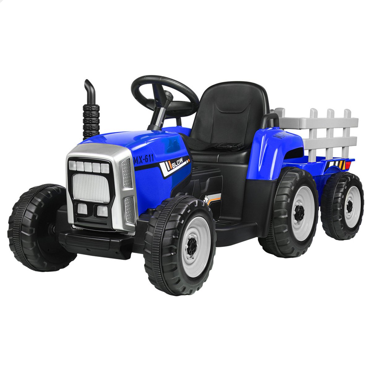 ALFORDSON Ride On Car Kids Tractor 12V Electric Blue Bunnings