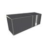 Build-a-Shed 1.5 x 5.2 x 2m Single Sliding Side Door Skillion Shed - Grey