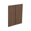 Kaboodle Walnut Modern Corner Wall Cabinet Door - 2 Pack