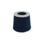 3A Racing 101mm Neck Pod Air Filter, Chrome Top Blue Element