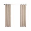 Windoware 120 x 223cm Natural Urban Room Darkening Eyelet Curtain - 1 Pack