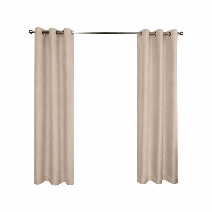 Windoware 120 x 223cm Natural Urban Room Darkening Eyelet Curtain - 1 Pack