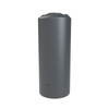 Melro Tanks 1000L Metal Grey Round Poly Water Tank