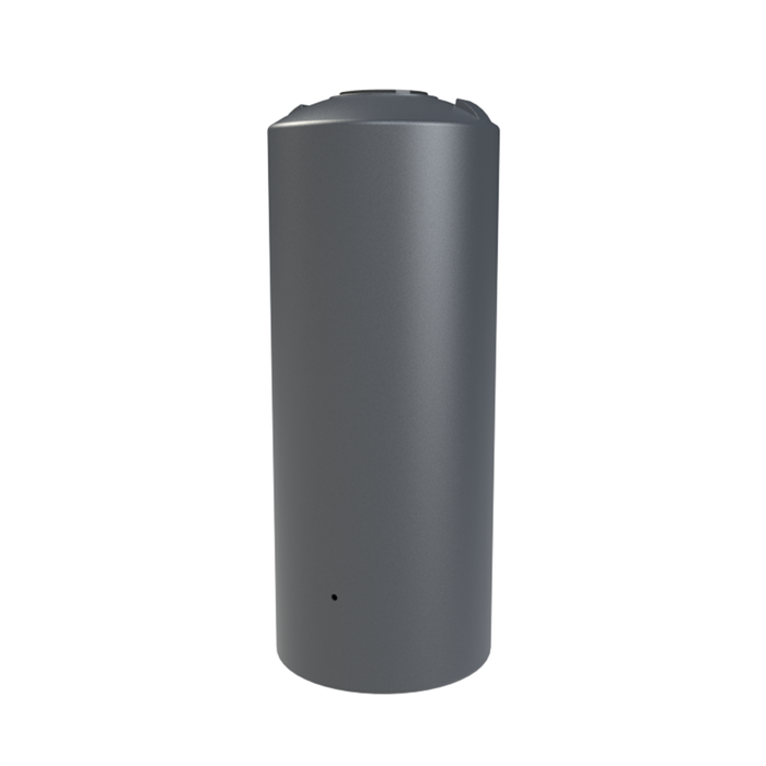 Melro Tanks 1000L Metal Grey Round Poly Water Tank