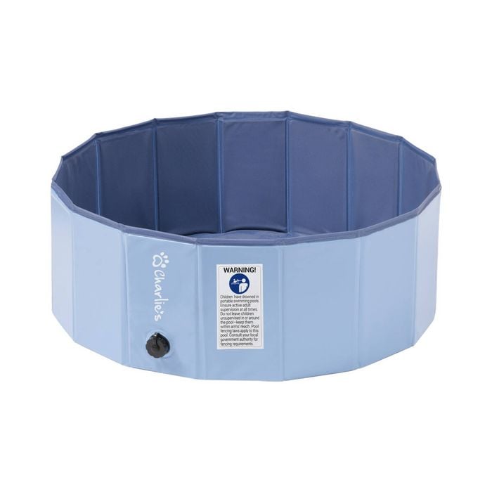 Charlie's Splash Society Portable Foldable Dog Pool 80x30cm Medium