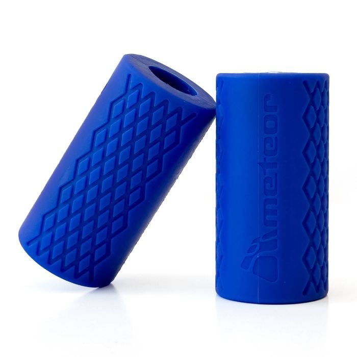 METEOR Blue 10x5cm Slilcone Non-Slip Barbell Protective Pad