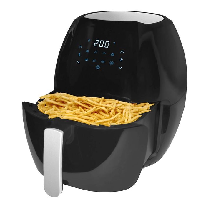 8L Digital Air Fryer Electric 1800W Non Stick w/Rack -Black