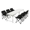 Weisshorn 7pc Camping Table Chair Set Outdoor Folding Aluminium Portable Picnic