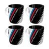 4x Nostalgic-art Ceramic Coffee Mug Bmw Motorsport Retro Design 330ml