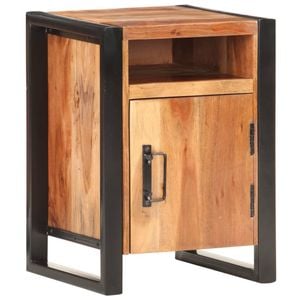 vidaXL Bedside Cabinet Side Table Nightstand Telephone Stand Solid