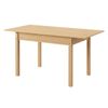 Levede Extendable Dining Table Oak Finish 4-6 Seater Wooden Kitchen 110-150cm