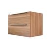 Stein 900 x 450 x 810mm Light Select Wall Hung Silver Integrated Handle Vanity - Cabinet Only
