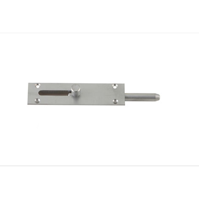 Miles Nelson Flush Slide Bolt 150mm Satin Chrome