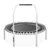 Acon Fit 1.12m 44in Round Rebounder Fitness Trampoline With Handlebar White