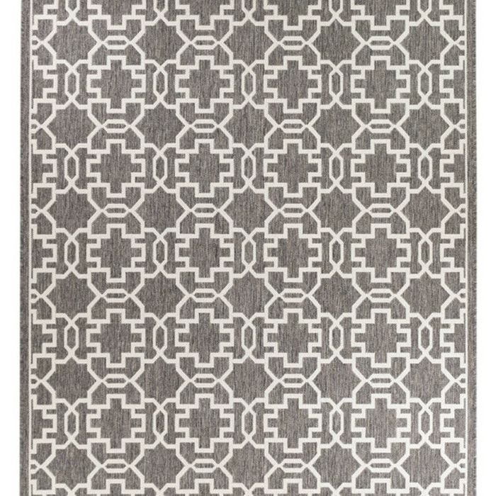 Long Island 208 W71e 200x290 Brown Cream Rug