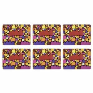 Ashdene Puli Puli Placemat 6 Pack - Graphite