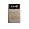Bloomington Pair of Reve 100% Cotton Standard Pillowcases 48 x 74 cm Vertical Stripe Latte