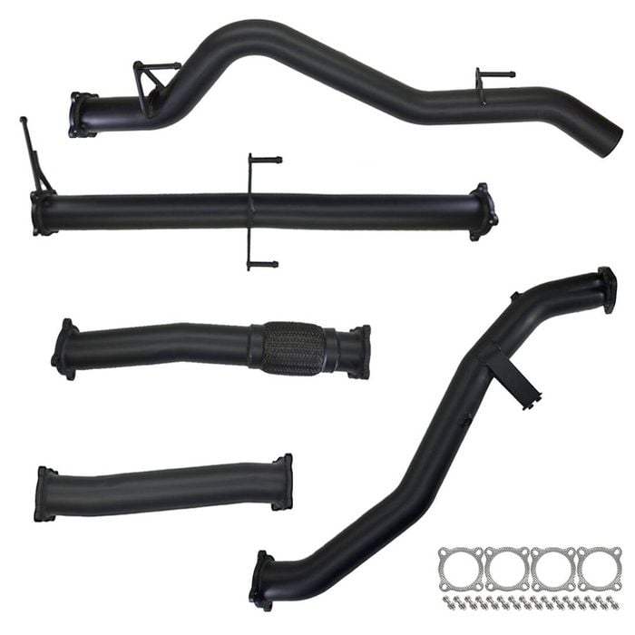 Ignite Exhausts Turbo Back For Mitsubishi Mq Triton 2.4l 3" No Cat & Straight Pipe 409 Stainless Steel